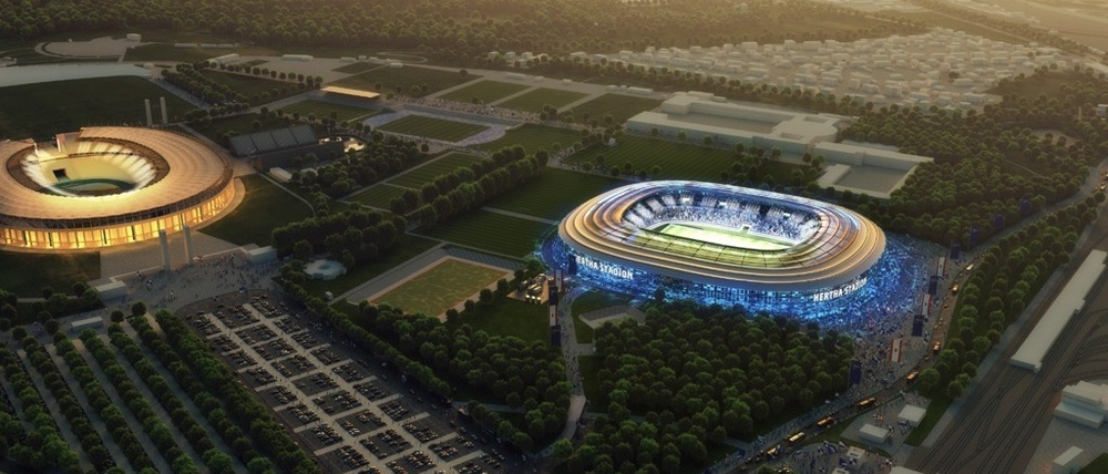 So stellt sich Hertha BSC das neue Stadion auf dem Olympiagelände vor.
