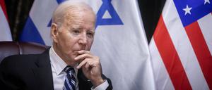 US-Präsident Joe Biden hat so seine liebe Not mit Benjamin Netanjahu. Israels Premier lässt nicht mit sich reden.