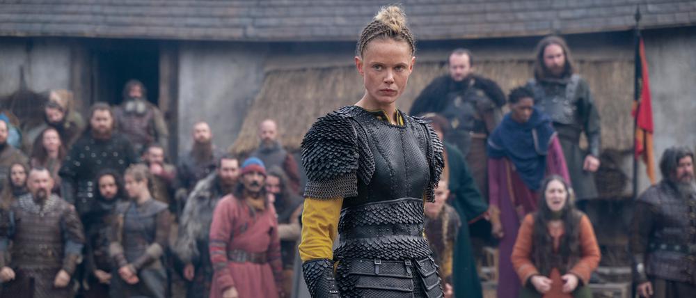 „Vikings“: Freydís Eiríksdóttir (Frida Gustavsson) hat in „Vikings: Valhalla“ ihren eigenen Kopf und die kämpferischen Fähigkeiten, ihre Ziele zu erreichen.