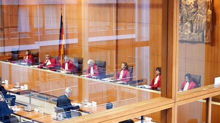 Sitzung des Bundesverfassungsgerichts (Symbolbild). 
