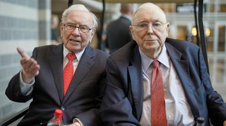 Kennen sich seit einem gemeinsamen Mittagessen im Jahr 1959: Die beiden Vermögensverwalter Warren Buffett und Charlie Munger.