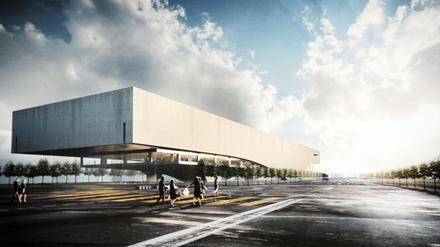 Kohlmayer Oberst Architekten gewannen 2014 den 1. Preis bei einem Wettbewerb für den Neubau der Zentral- und Landesbibliothek auf dem Gelände des Flughafen Tempelhof