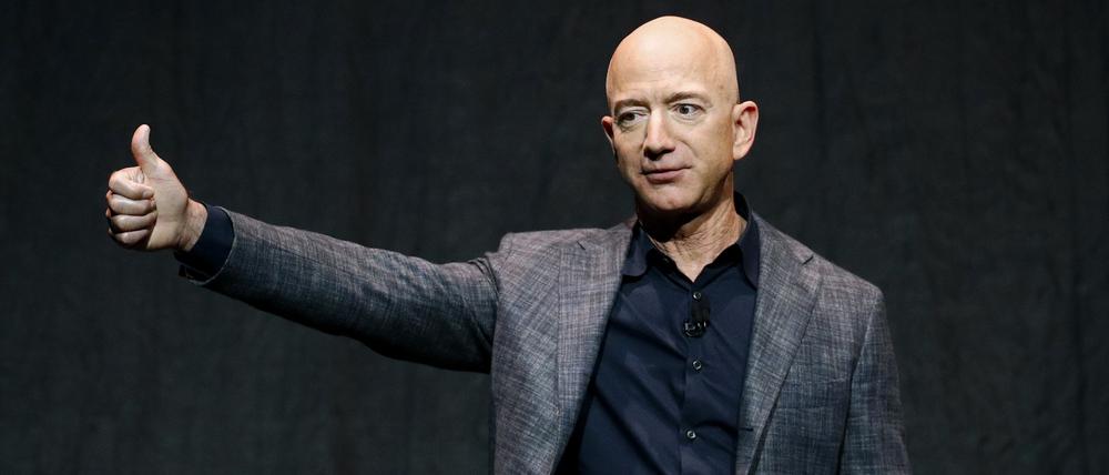 Der reichste Mann der Welt. Amazon-Gründer Jeff Bezos.