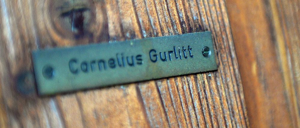 Namenschild am Haus von Gurlitt.