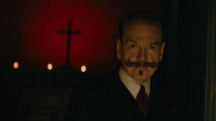 Kenneth Branagh als Hercule Poirot in seinem Film „A Haunting in Venedig“
