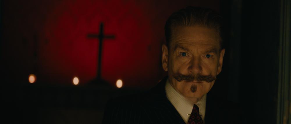 Kenneth Branagh als Hercule Poirot in seinem Film „A Haunting in Venedig“