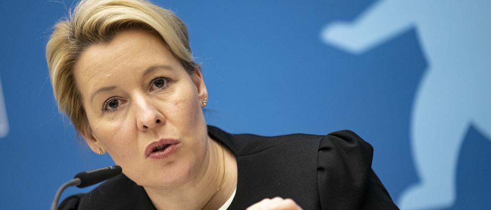 Franziska Giffey (SPD), Regierende Bürgermeisterin von Berlin, ist Gefühlspolitikerin, die führen will.