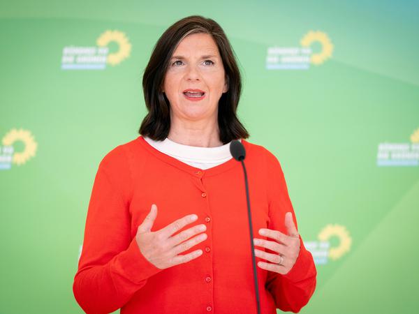 Die schwarz-grüne Kandidatin: Katrin Göring-Eckardt, Fraktionsvorsitzende von Bündnis 90/Die Grünen.
