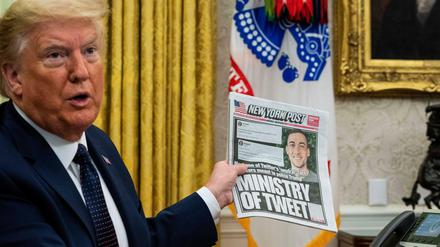 Im Mai hatte US-Präsident Donald Trump Facebook und Twitter bestraft – nach einem „New York Post“-Bericht.