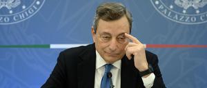 Italiens Premier Mario Draghi scheint bereit, die mit ihm gebildete Notstandsregierung aufzulösen.