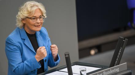 Steht in der Kritik: Verteidigungsministerin Christine Lambrecht (SPD).