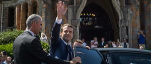 In den Umfragen im Vorfeld der Parlamentswahl führte Emmanuel Macron deutlich. 