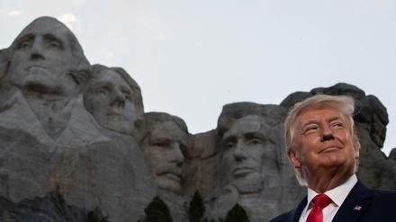 Donald Trumps Gesicht auf ewig im Mount Rushmore?