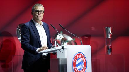 Bayerns Vorstandschef Jan-Christian Dreesen konnte am Sonntag gute Zahlen präsentieren.