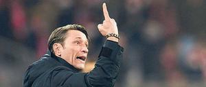 Ein Fingerzeig? Niko Kovac hat mit den Bayern vorzeitig das Achtelfinale der Champions League erreicht. Das verschafft ihm zumindest etwas Luft. 