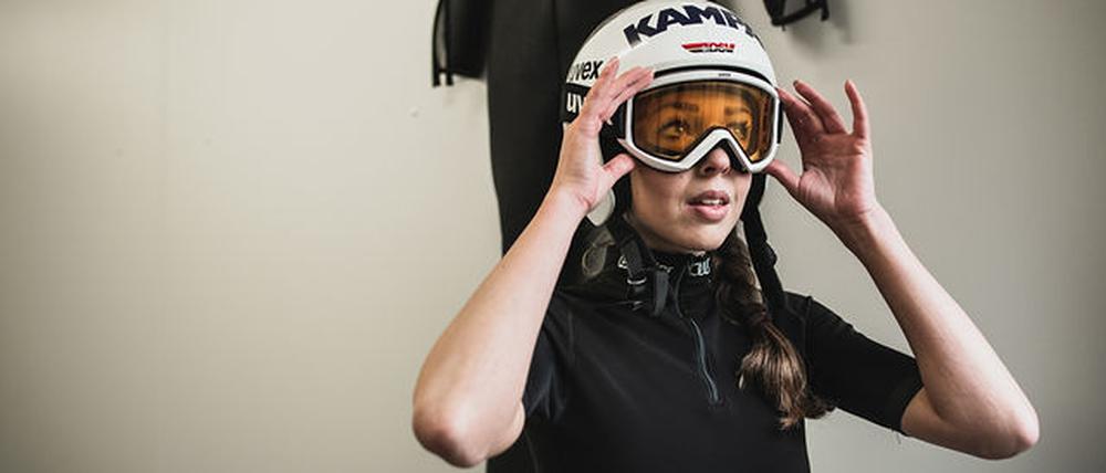 Blick nach vorn. Juliane Seyfarth will das Skispringen der Frauen populärer machen.