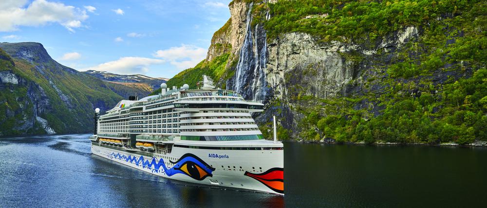 Mit dem Schiff durch Norwegen: Skandinavien ist beliebt bei den Aida-Gästen.