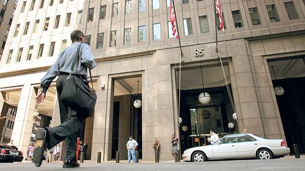 Das Gebäude der Investmentbank Goldman Sachs in New York