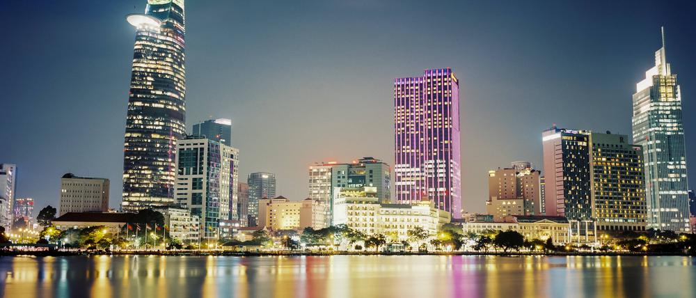 Die Skyline Saigons.