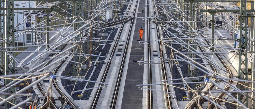 Stichwort Schienenausbau: 2020 wurde kein einziger Streckenkilometer neu in Betrieb genommen.