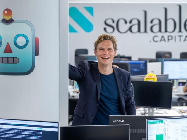 Erik Podzuweit hat das Finanz-Startup Scalable Capital 2014 mitgegründet.