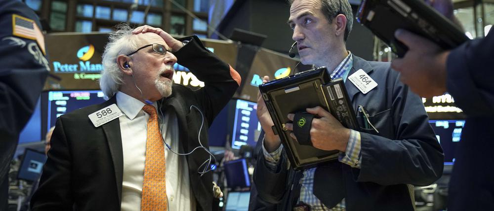 Trader an der Wall Street haben schon manchen Absturz einer Aktie miterlebt.