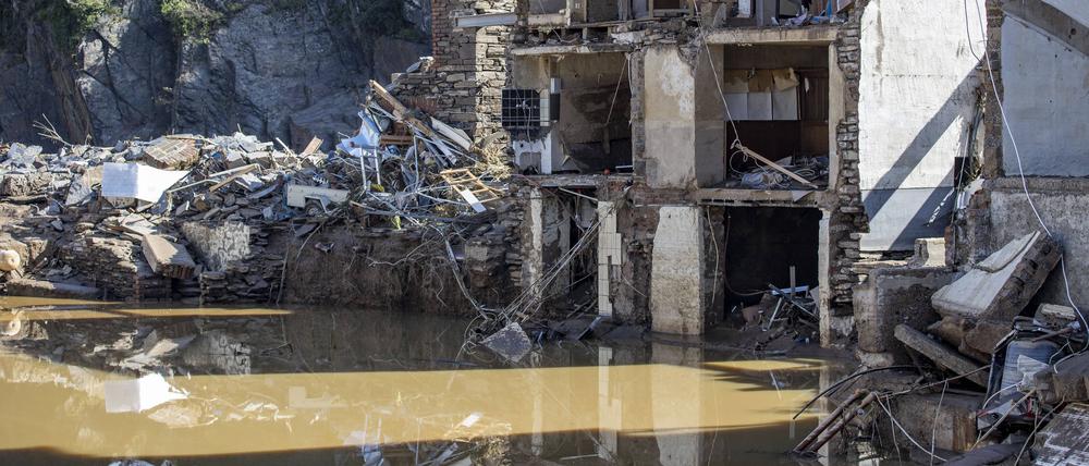 Die Flutkatastrophe im Sommer 2021 hat viele Orte im Ahrtal zerstört, darunter die Ortsgemeinde Mayschoß.