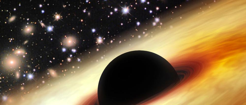 Der Astrophysiker Reinhard Genzel konnte nachweisen, dass sich im Zentrum der Milchstraße ein schwarzes Loch befindet, das alles verschluckt, selbst Sterne und Kommunikationswellen. 