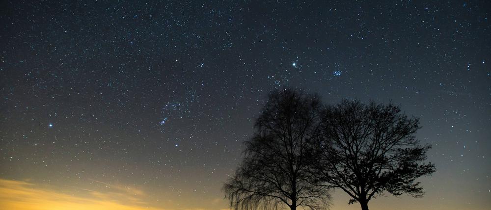 Nachthimmel über dem Oldenburger Münsterland