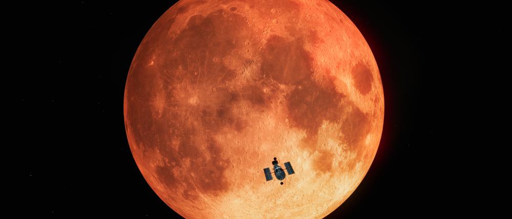 Im Januar 2019 verfinsterte die Erde den Mond. Astronomen nutzten die Gelegenheit, mit dem altgedienten Hubble-Teleskop eine Methode zur Suche nach bewohnten Planeten zu testen.
