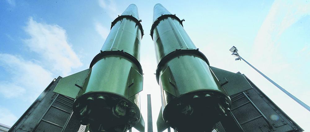 Angesichts der Aggression und Drohungen – hier russische Iskander-Raketen – hält Neitzel eine klare Politik zur Eindämmung Russlands für notwendig. 