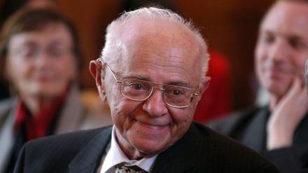 Stanislaw Lem im Jahr 2006, damals im Alter von 84 Jahren. Er starb 2007.